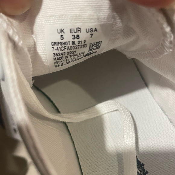Lacoste gripshot white sneaker , 7, NWT - Picture 11 of 12